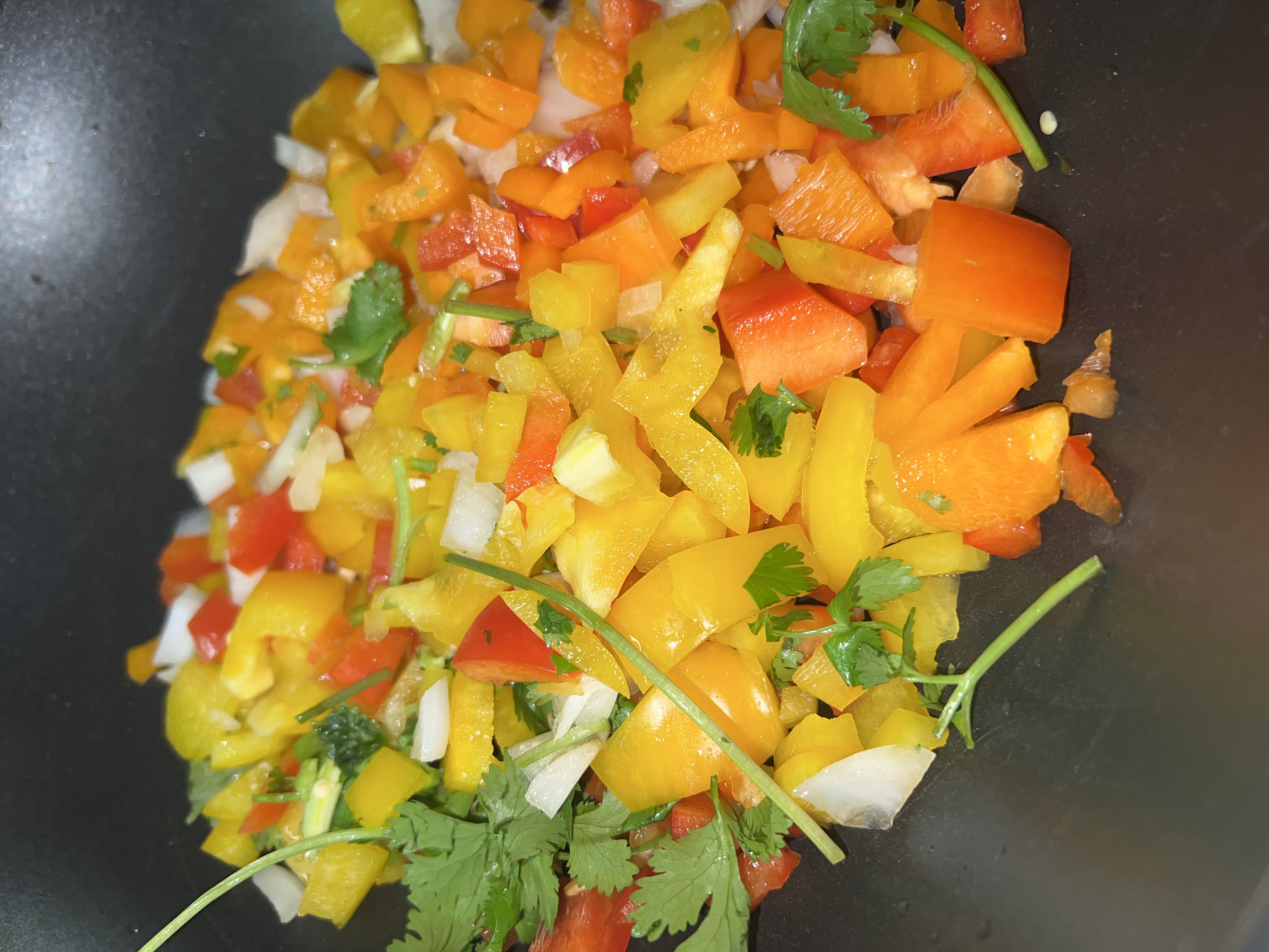 Arranged Food and Objects