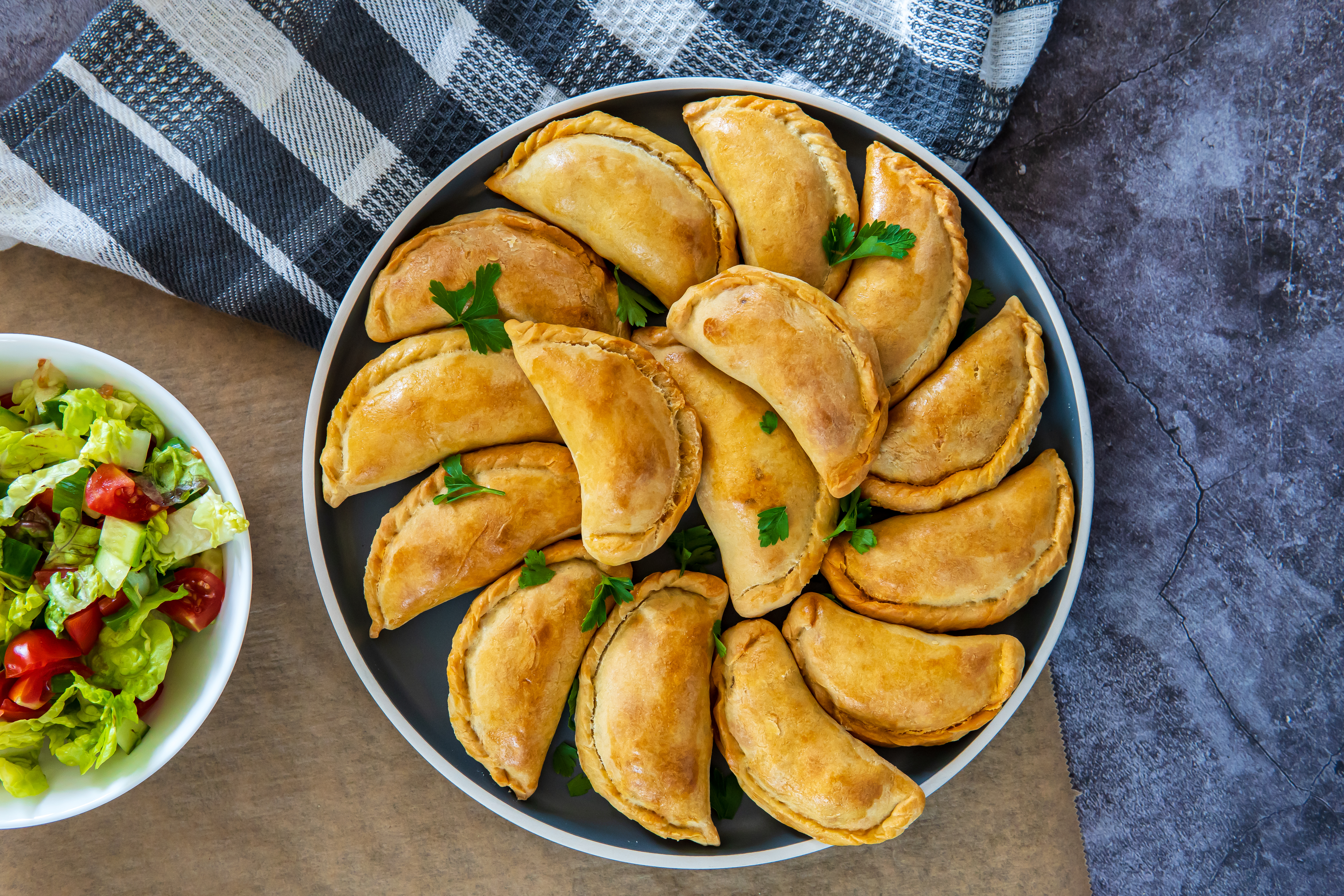 Arranged Food and Objects