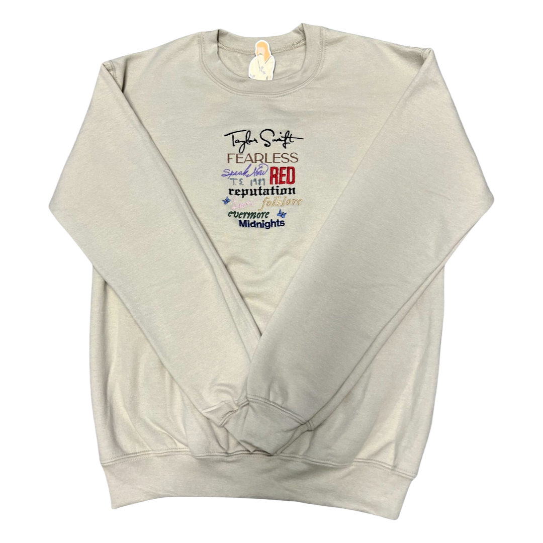Taylor Albums Era Sweatshirt