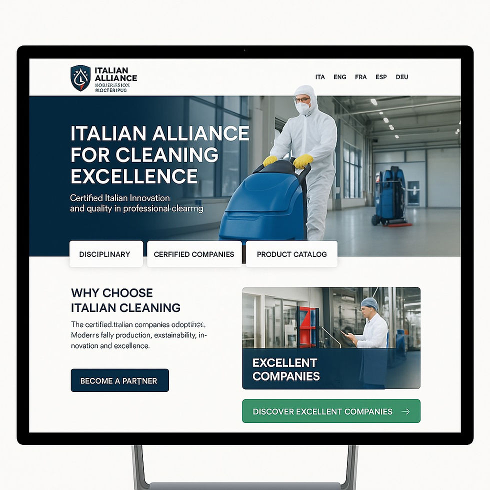  Presentazione ufficiale del progetto “Italian Alliance for Cleaning Excellence"