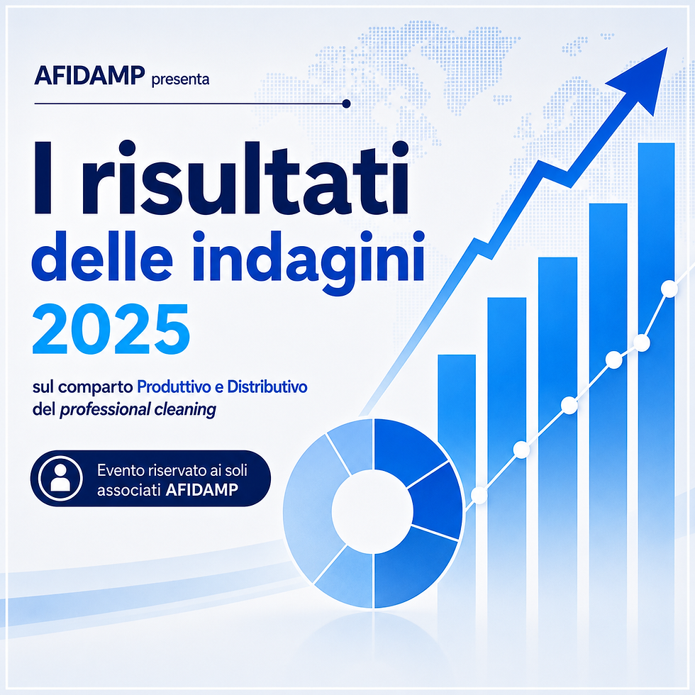 Risultati Indagini di settore 2025 - produzione e distribuzione professional cleaning