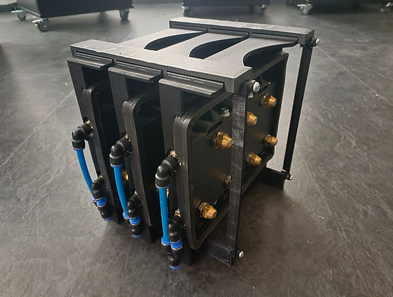 Düsenplatten in Transportgestell