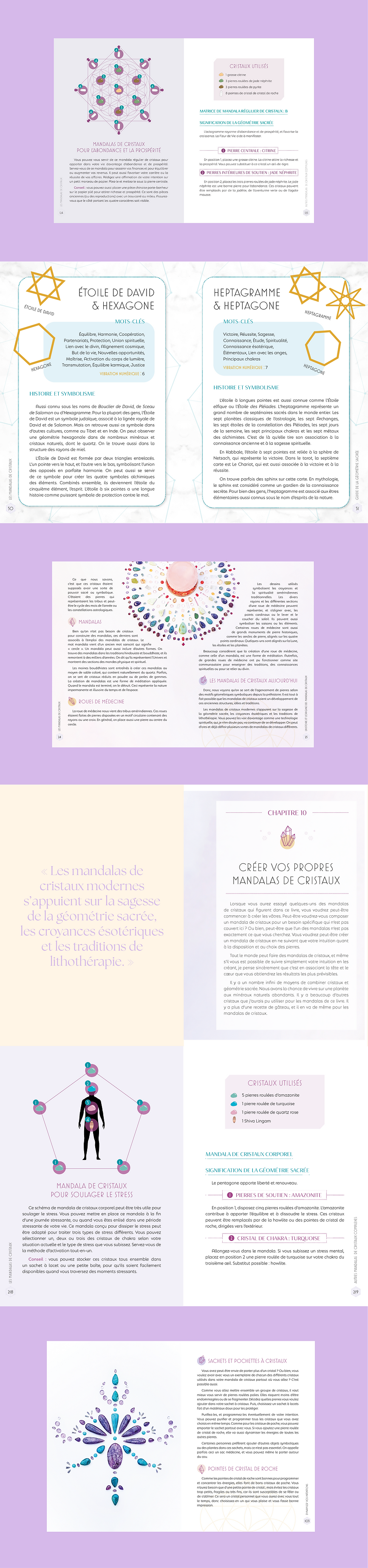 Les Mandalas de cristaux