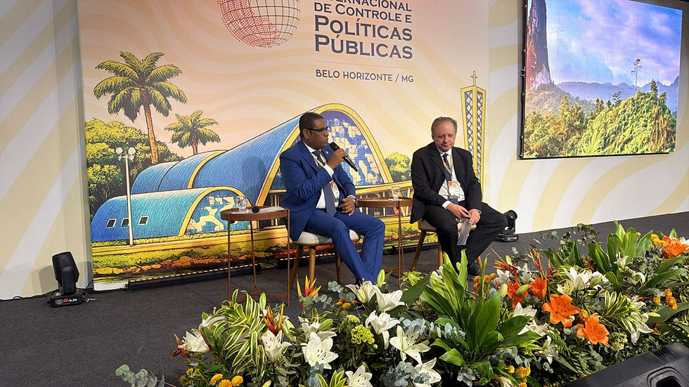 Presidente do Tribunal de Contas de STP, defende Controlo Público como Pilar do Desenvolvimento e da Cidadania no X Congresso Internacional de Controle e Políticas Públicas, no Belo Horizonte-Brasil 