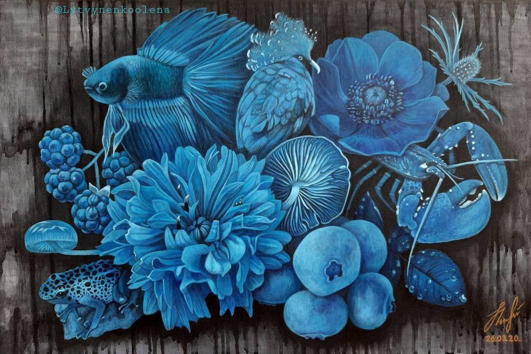 The Nature in Blue. Природа в Синем.