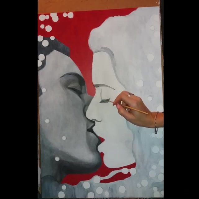 Миниатюра: The Kiss. Поцелуй.