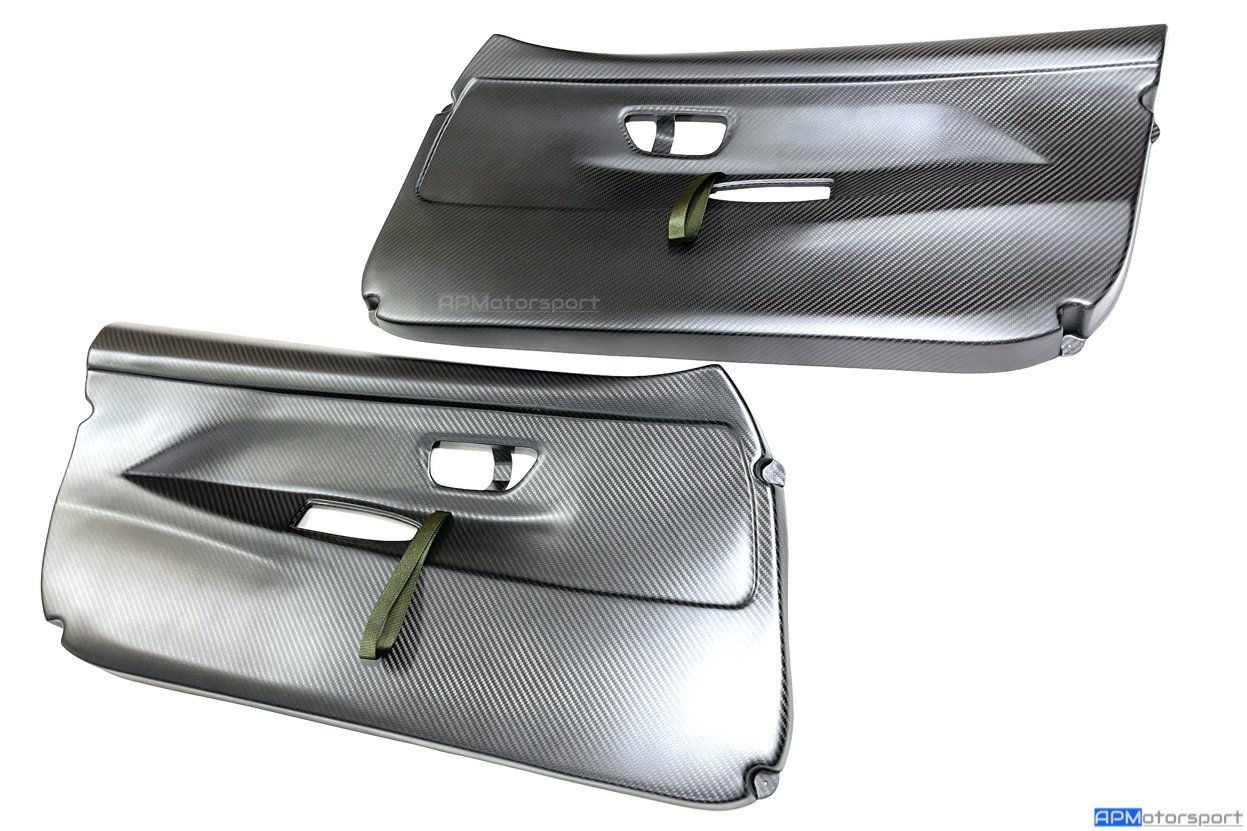 F82 M4 GT4 Front Door Carbon Fibre Race Panel Trim Kit