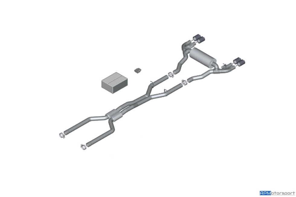 Thumbnail: 18302455574 1830 2455574 F90 M5 M5CS M Performance Race Titanium Exhaust