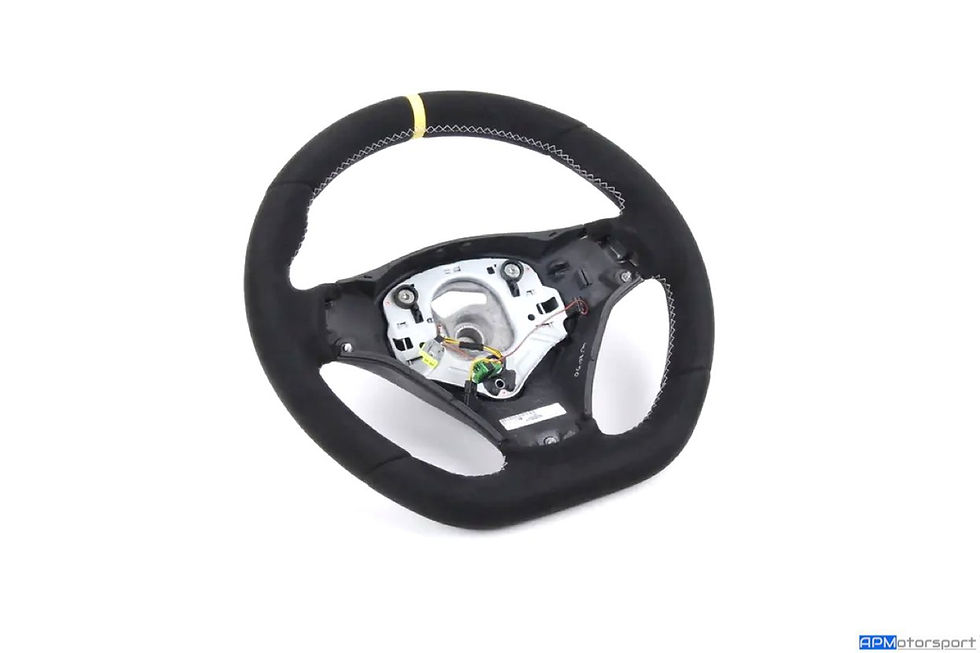 32302157307  32302212773 E92 M3 Flat bottom steering wheel Race Alcantara