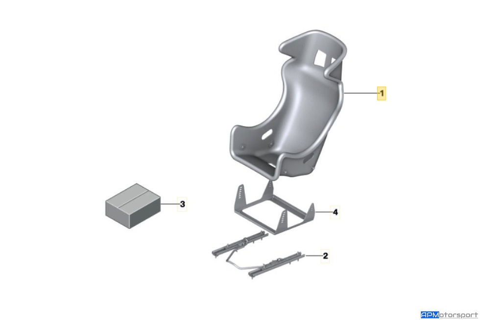 BMW M2 CS Racing Sabelt taurus Seat 52008323882 52008323883 52008323884
