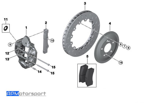 M4 GT4 Rear Brakes | APMOTORSPORT