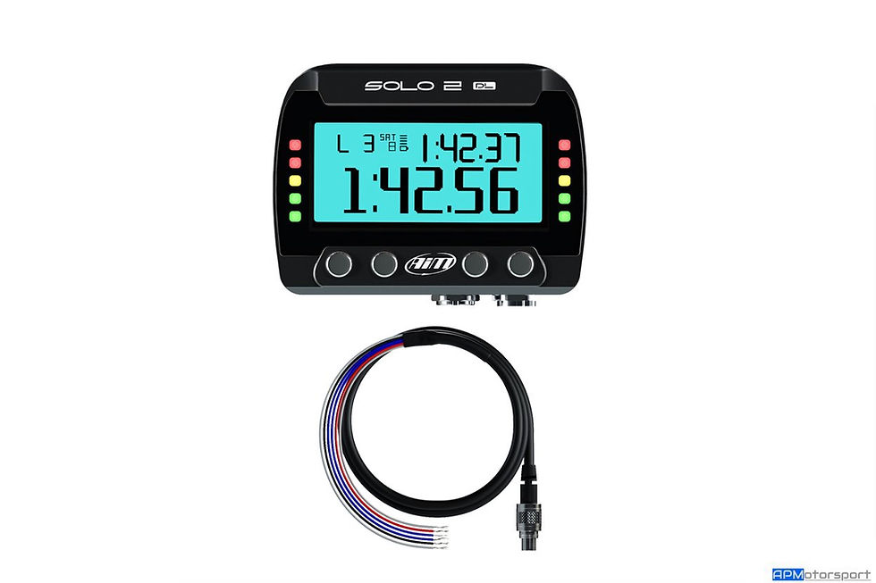 Thumbnail: AIM Solo 2 DL GPS Track Day Racing Lap Timer With ECU Connection