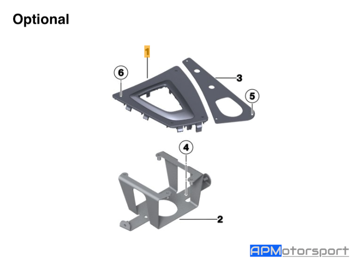 Thumbnail: M235i M2 Racing centre console carbon 51408416545 5140 8416545