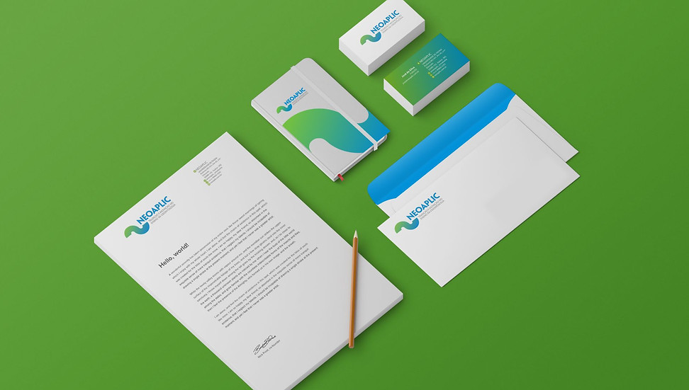 Papelaria da marca Neoaplic