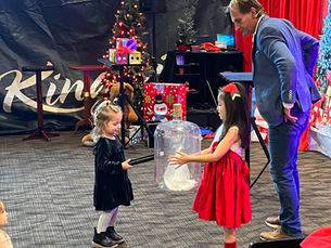KIDS ENJOYING THE MAGIC SHOW 🪄