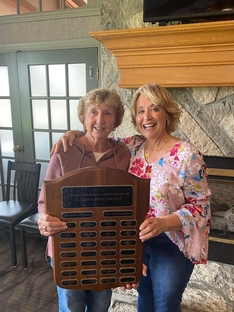 9 Hole Ladies League Champs!