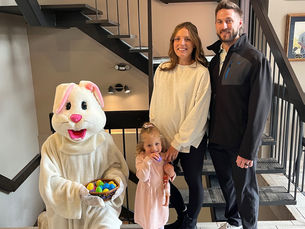 EASTER BUNNY LOVES THE BELLEHUMEUR FAMILY 🐇😀👍