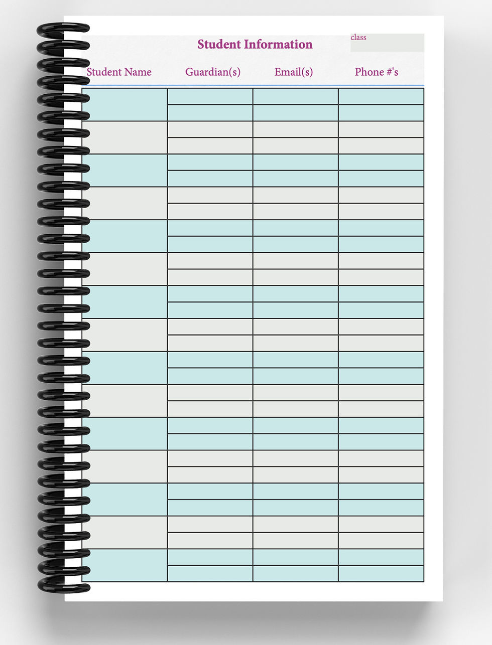 Thumbnail: 2025-2026 Undated "The Chunk" 10 Subject Lesson Planner: Be Brave Plaid