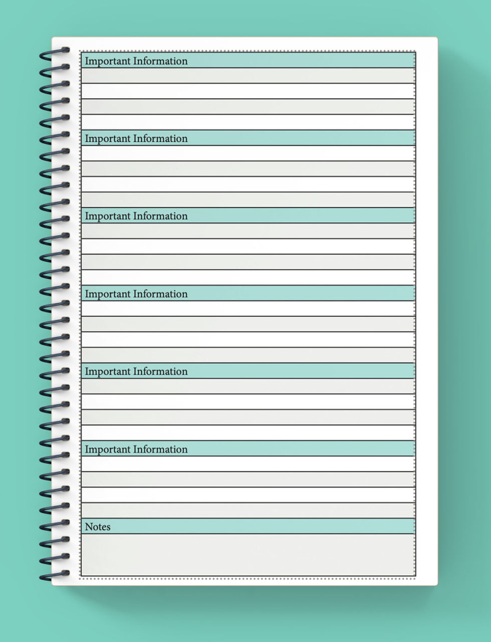 Thumbnail: Small Password Book: Creme Flowers