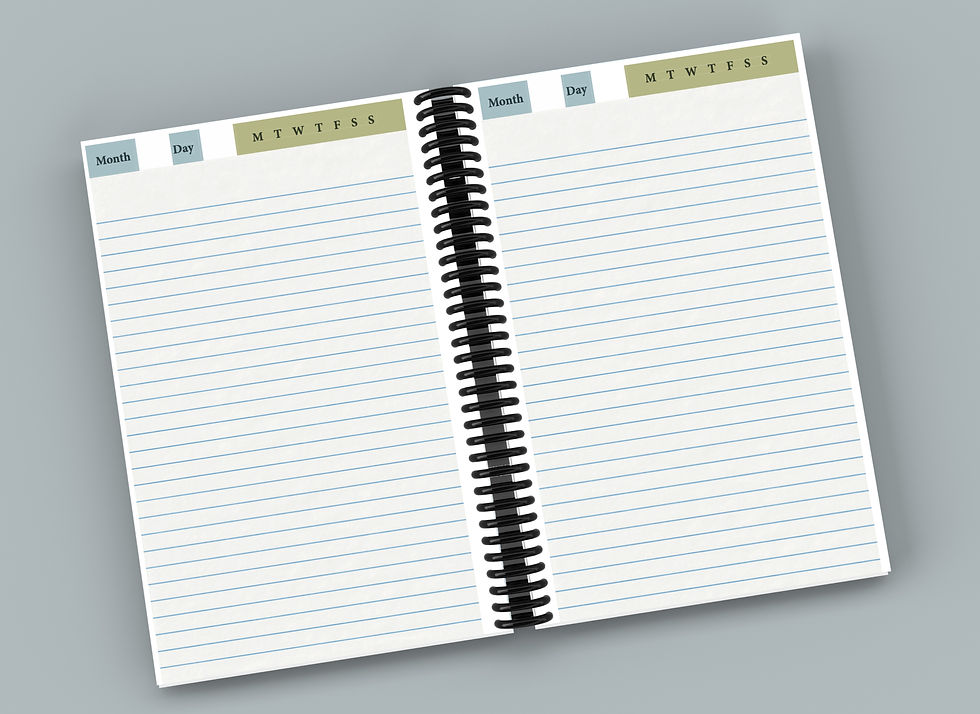 Thumbnail: 2026 Undated Daily Planner: Purple Blooms