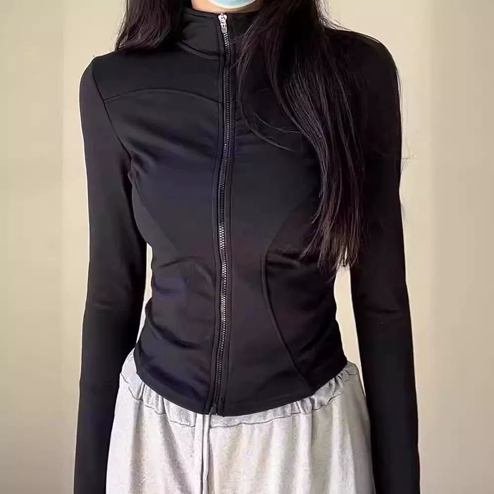 Thumbnail: NEW Summer Women's Stand Collar Yoga Sun Protection Jacket, Anti-UV Slim Lightwe