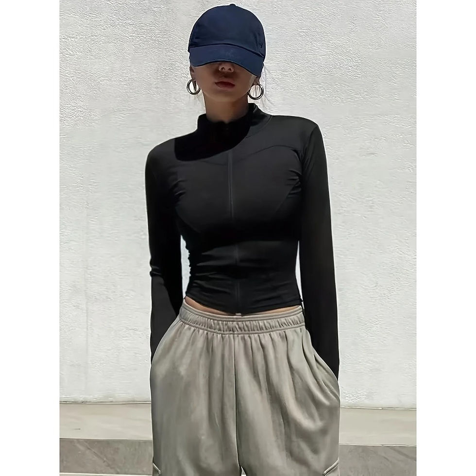 Thumbnail: NEW Summer Women's Stand Collar Yoga Sun Protection Jacket, Anti-UV Slim Lightwe