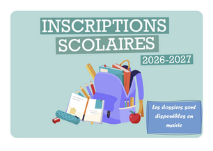 OUVERTURE INSCRIPTIONS ECOLE