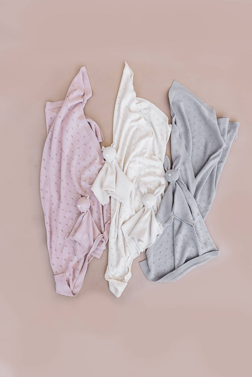 Thumbnail: Heirloom Pique Cotton Baby Blanket