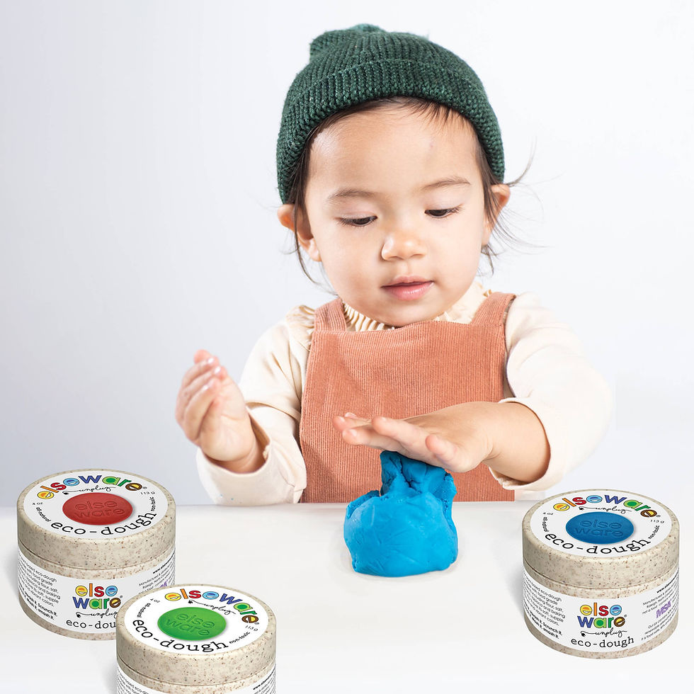 Thumbnail: Eco-Dough (4-Pack) – Natural, Non-Toxic Multi-Colors