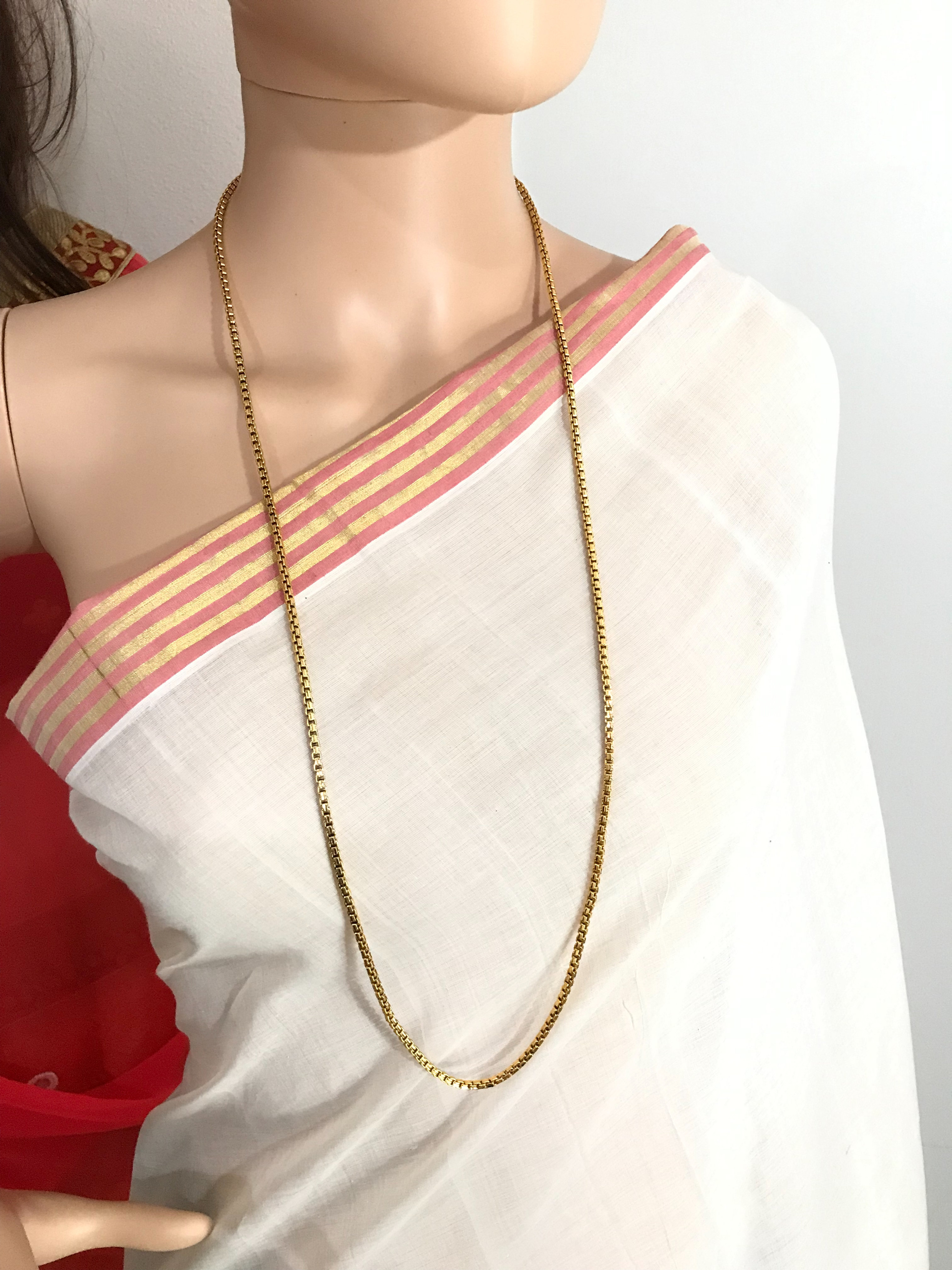 34 inch Gold Plated Long Chain | Selina 