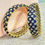 Thumbnail: Bangles Designed in Blue Emerald with Stone