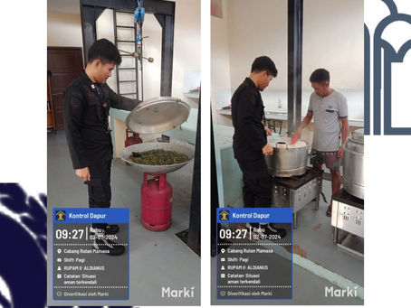 Pengawasan Kegiatan Dapur di Lapas Kelas III Mamasa