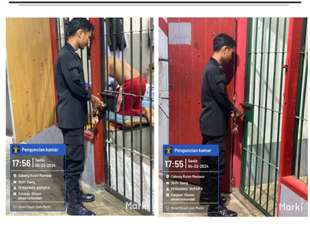 Penguncian Kamar Hunian WBP : Langkah Proaktif Lapas Mamasa Menjaga Keamanan