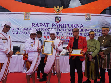 Kalapas Mamasa Bersama Kakanwil Kemenkumham Sulbar menghadiri Rapat Paripiurna DPRD Kab. Mamasa HUT