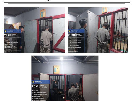 Pemeriksaan Kamar Hunian WBP : Upaya Lapas Mamasa untuk Menjaga Keamanan