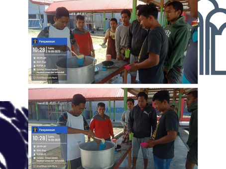 Pembagian extra fooding kepada WBP Lapas Mamasa