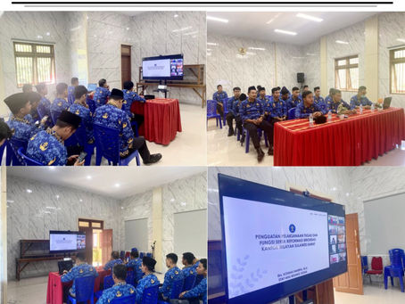 Lapas Mamasa Ikuti Penguatan Pelaksanaan Tugas dan Fungsi Serta Reformasi Birokrasi