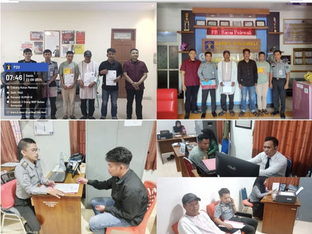Terima Klien Pemasyarakatan dari Lapas Mamasa dalam Program Pembebasan Bersyarat