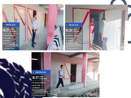 Monitoring dan kontrol keliling kamar hunian Warga binaan Lapas Mamasa
