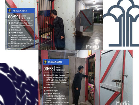 Pemeriksaan Kamar Hunian WBP di Lapas Mamasa