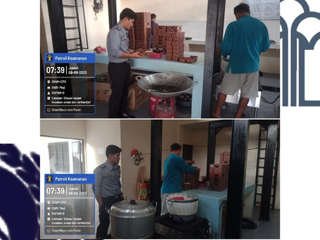 Pengawasan dan pemantauan kegiatan dapur Lapas Mamasa