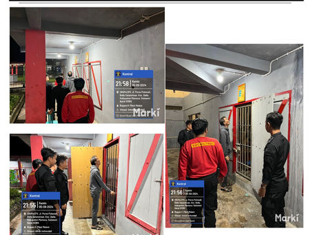 Monitoring dan Kontrol Rutin Area Blok dan Kamar Hunian WBP Lapas Mamasa