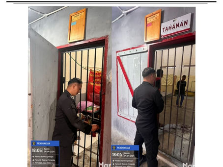 Penguncian Kamar di Lapas Mamasa : Implementasi Arahan Back to Basic