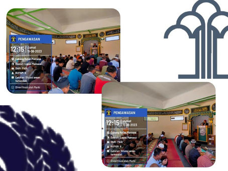 Kegiatan Ibadah Sholat Jumat WBP Lapas Mamasa