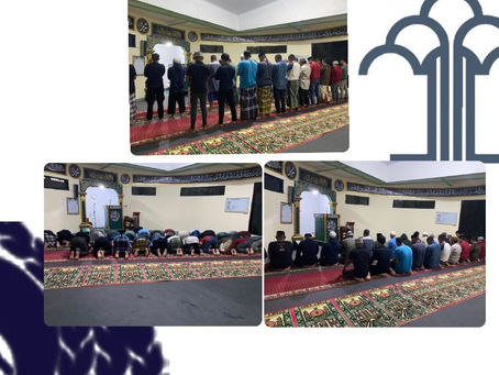 PELAKSANAAN SHOLAT TARAWIH WBP LAPAS KELAS III MAMASA