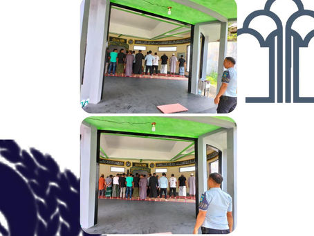 Pengawasan pelaksanaan kegiatan solat dzuhur berjamaah WBP Muslim Lapas Kelas lll Mamasa
