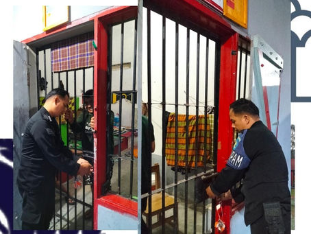 Penguncian Kamar Hunian WBP di Lapas Kelas III Mamasa