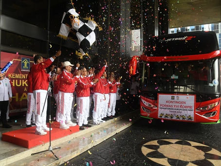 Kemenkumham Kirim Atlet di Pornas KORPRI ke-XVI