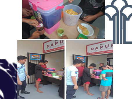 Serunya pembagian takjil di hari pertama Bulan Ramadhan untuk WBP Lapas Mamasa