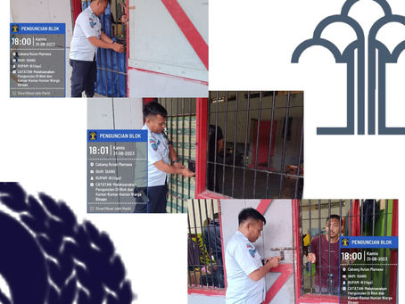Penguncian Kamar Hunian WBP Lapas Mamasa